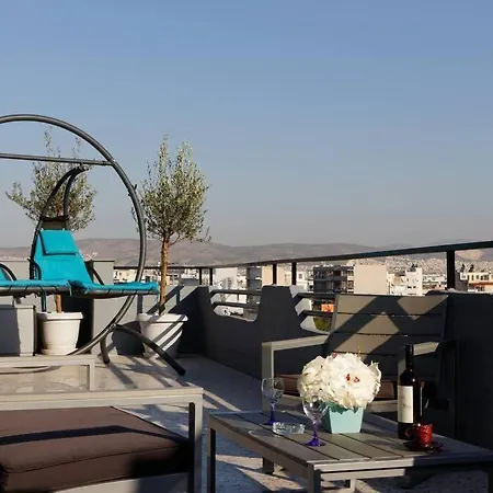 Ferienwohnung Designer Loft In Heart Of Athens Nightlife Exterior foto